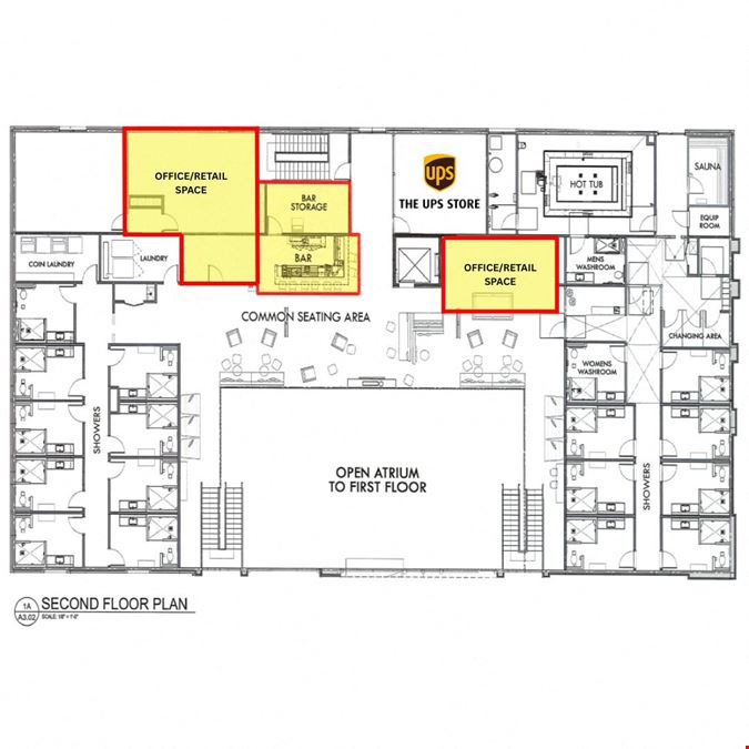 Flexible Retail/Service Space Currently Turnkey Bar