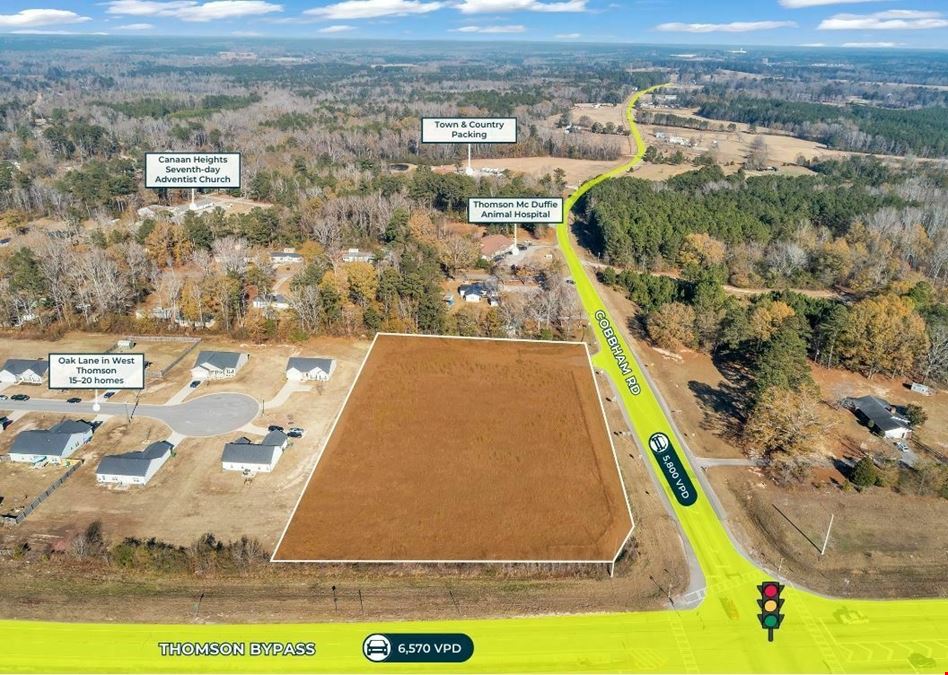 3.01 Acre | Retail Land | Signalized Corner