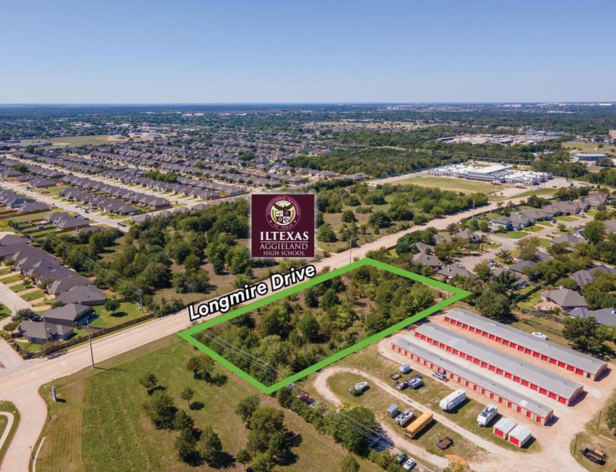 2 AC Commercial Land along Longmire Drive