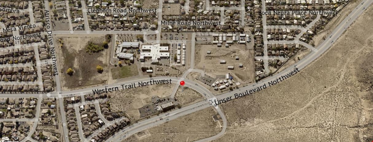 Unser Blvd NW and Western Trail NW