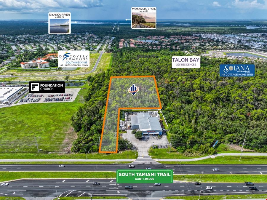 High Traffic US-41 Commercial Development Site