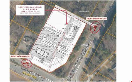 Preview of VacantLand space for Rent at Three Notch Crossing