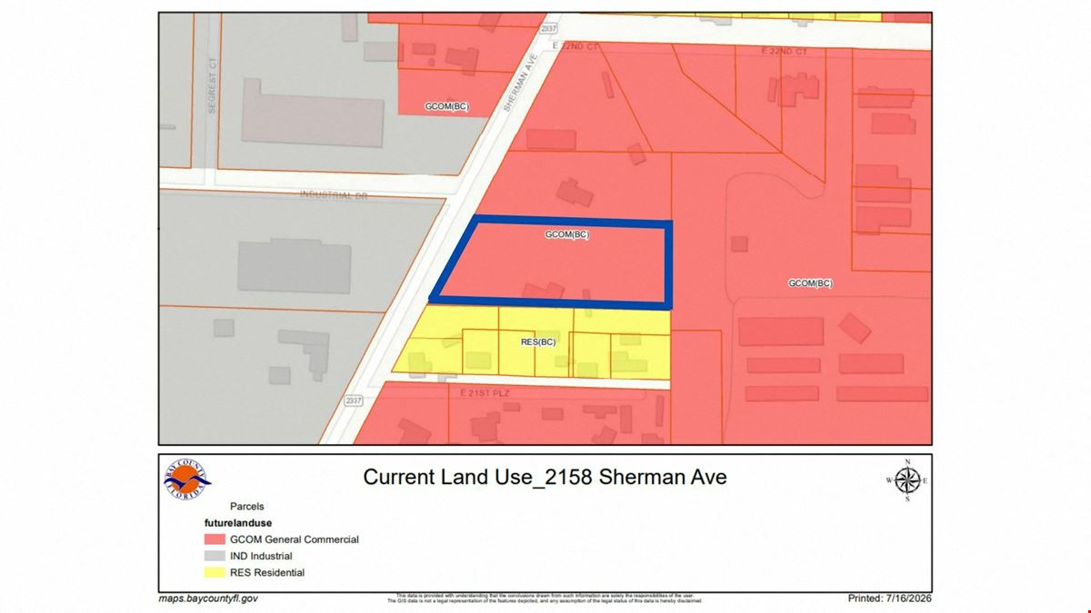 2.09-Acre Commercial/Industrial Development Site (C3-A) on N Sherman Avenue
