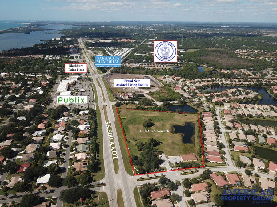 10 Acres across from new Publix in Osprey