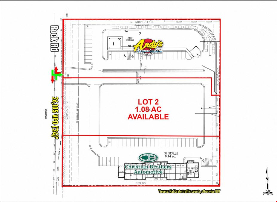 Derby, KS - 1.08 Acre Available for Ground Lease - One Pad Left