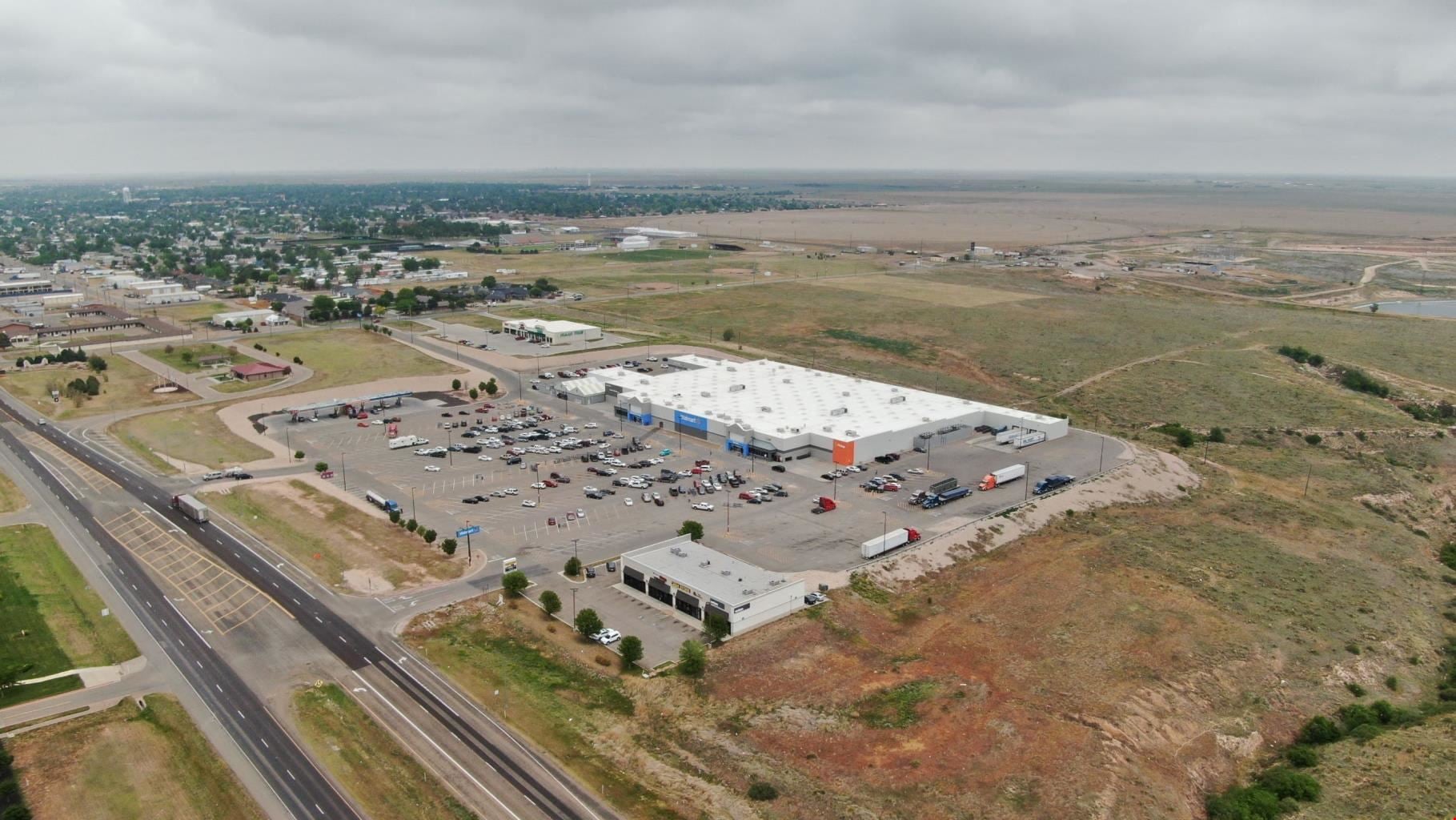 Walmart-anchored Strip
