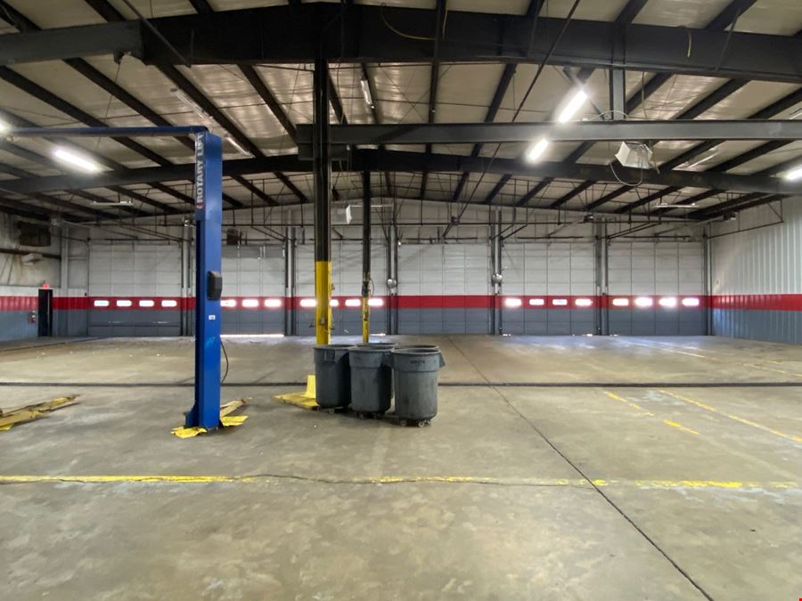 Heavy Equipment Service Center with 2 acre Drop Yard