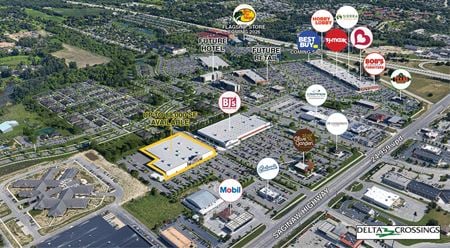 Preview of commercial space at NEQ Saginaw Highway & I-96