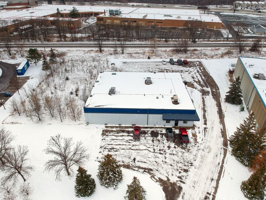 Anoka Industrial Building situated on 1.7 Acres with room for expansion or storage