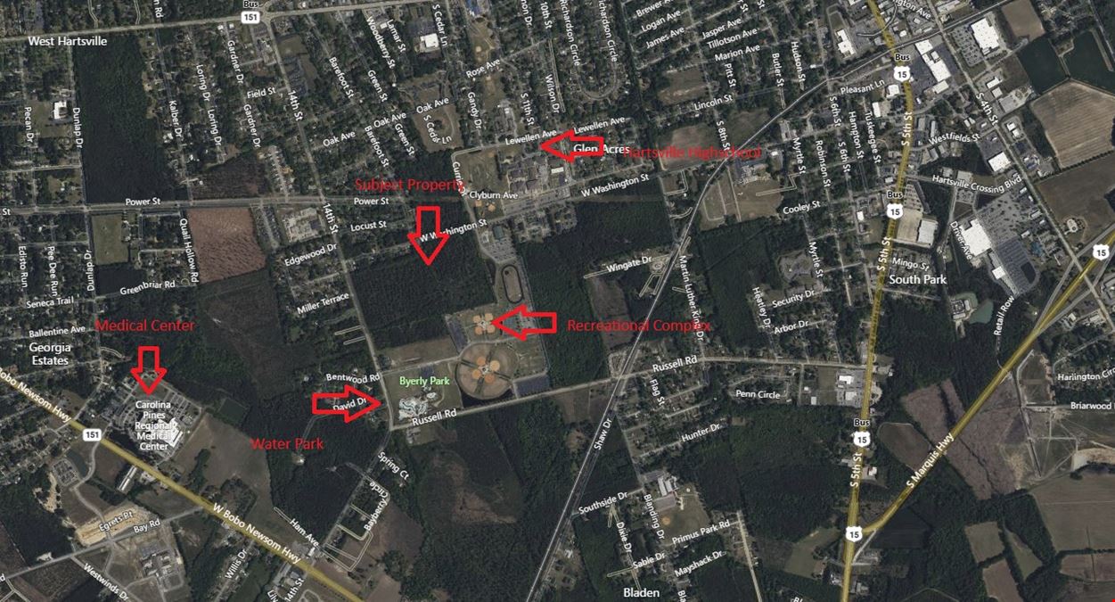49 Acre Prime Development Site in Hartsville SC