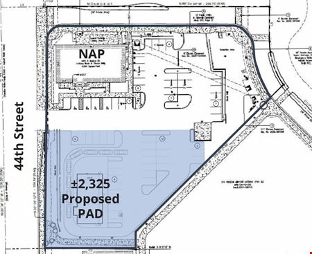 Preview of commercial space at N/NEC 44th St & Washington St