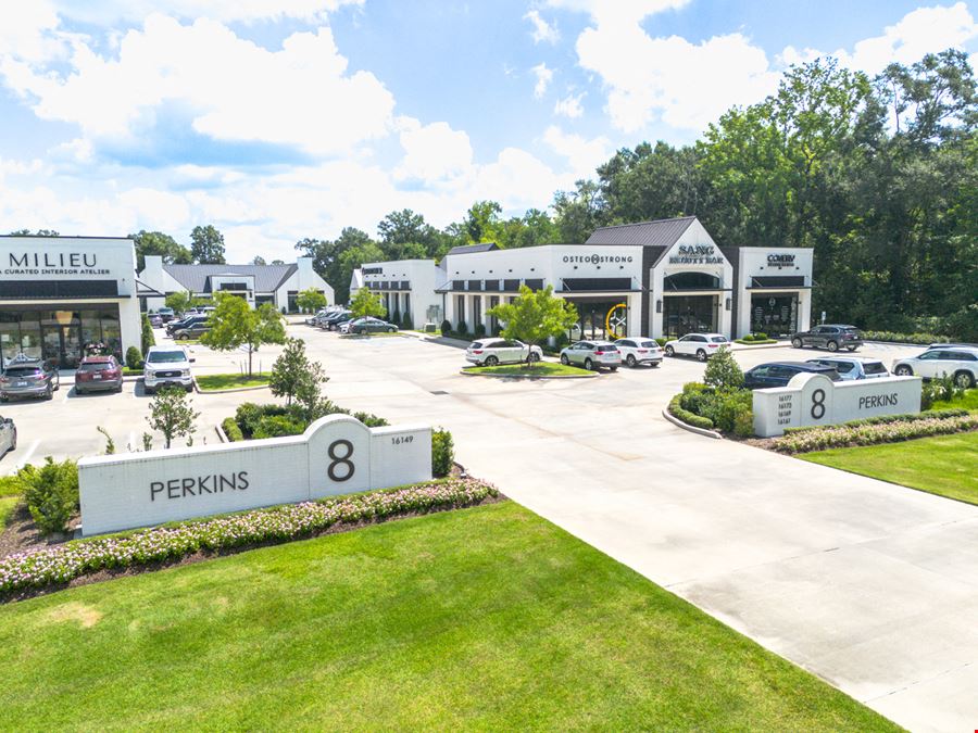 Perkins 8: Class A Office and Retail Suites near Pecue Lane