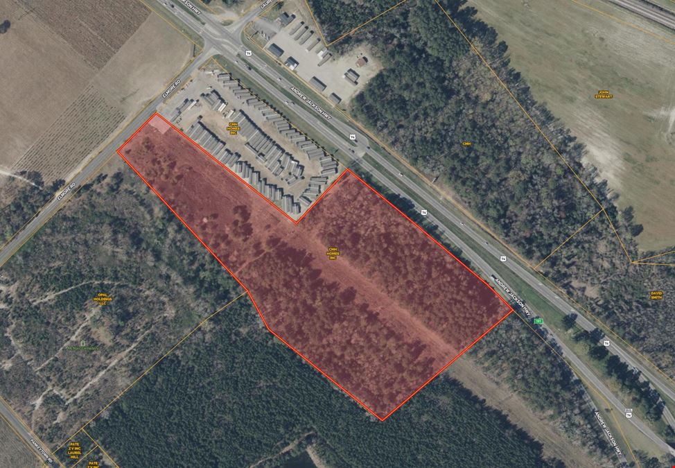24.81 Acres of Highway Commercial Land on US Hwy 74