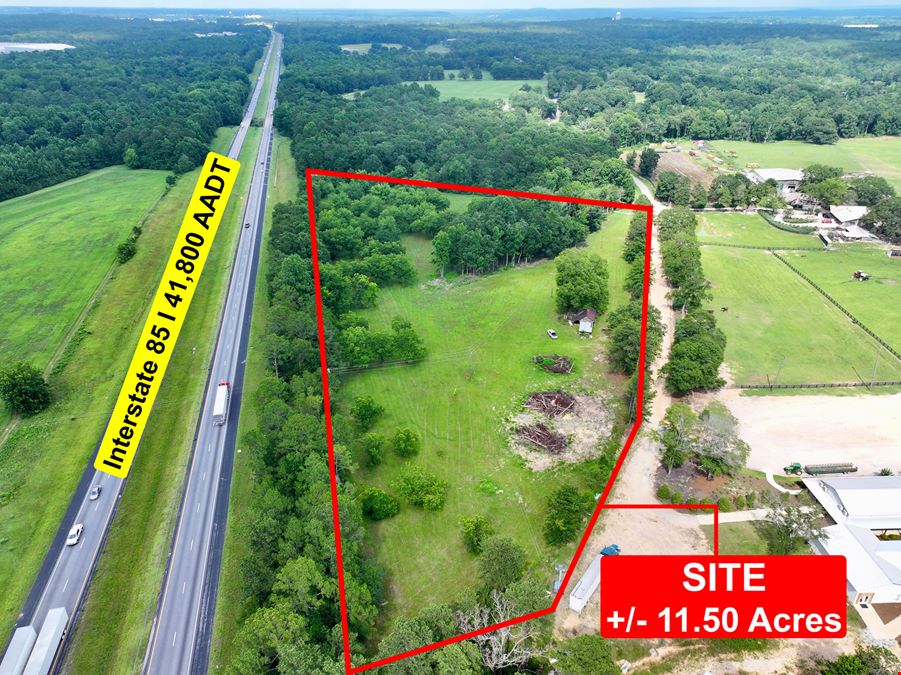 High-Exposure Land Parcel with +/- 1,340 Ft Frontage – Auburn, AL