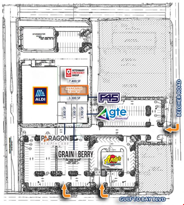 ALDI-Anchored Retail Space
