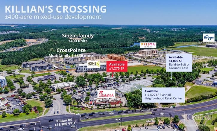 Retail Available for Lease in Killian's Crossing | Columbia, SC
