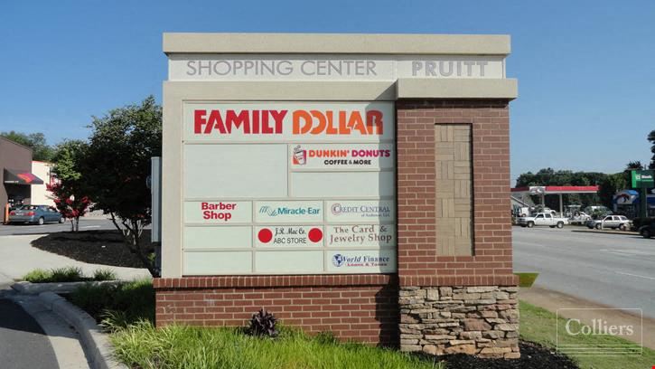Retail Space for Lease in Pruitt Shopping Center | Anderson, SC