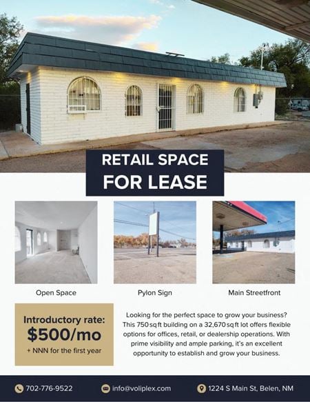 Preview of Retail space for Rent at 1224 S Main St