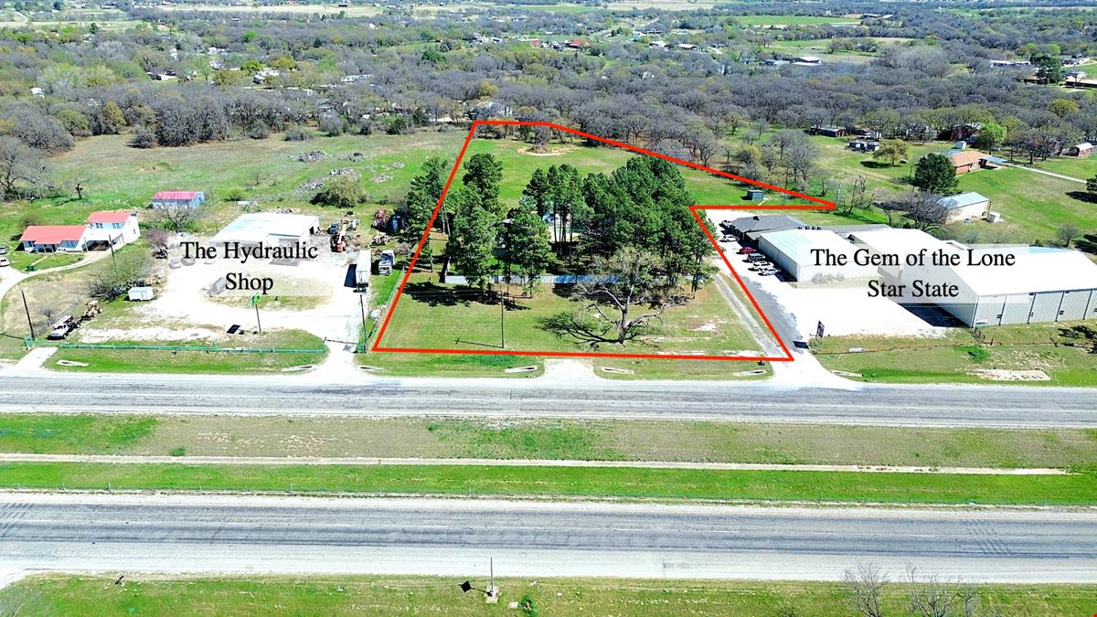 4.33 AC For Sale with Home Office & Metal Bldg
