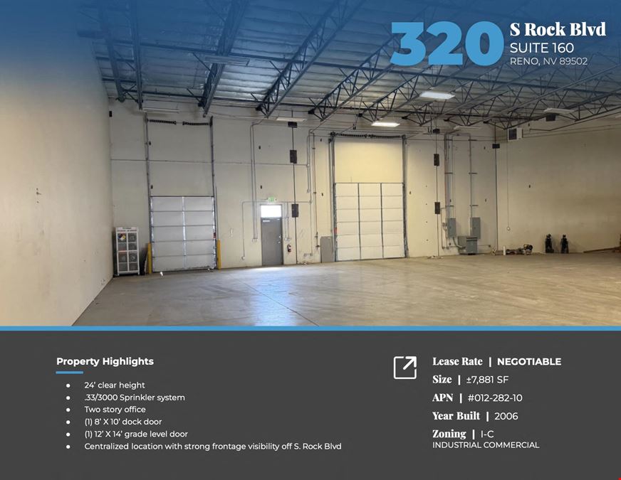 320 S Rock Blvd Suite 160