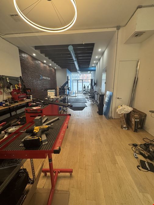 2,200 SF | 473 Grand Street | White Box Retail/Office with Glass Frontage for Lease
