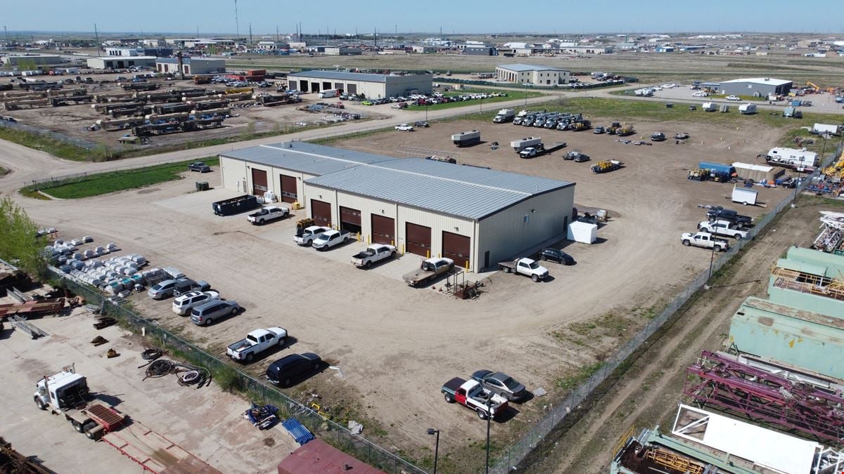 ±14,000 SF Industrial Shop | ±6.63 Fenced Yard | Williston ND