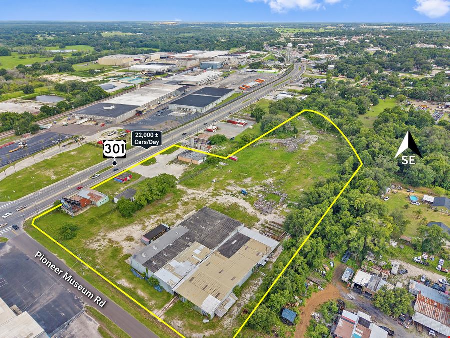 Dade City US 301 Commercial & Industrial 9.5 ± Acre Development Site