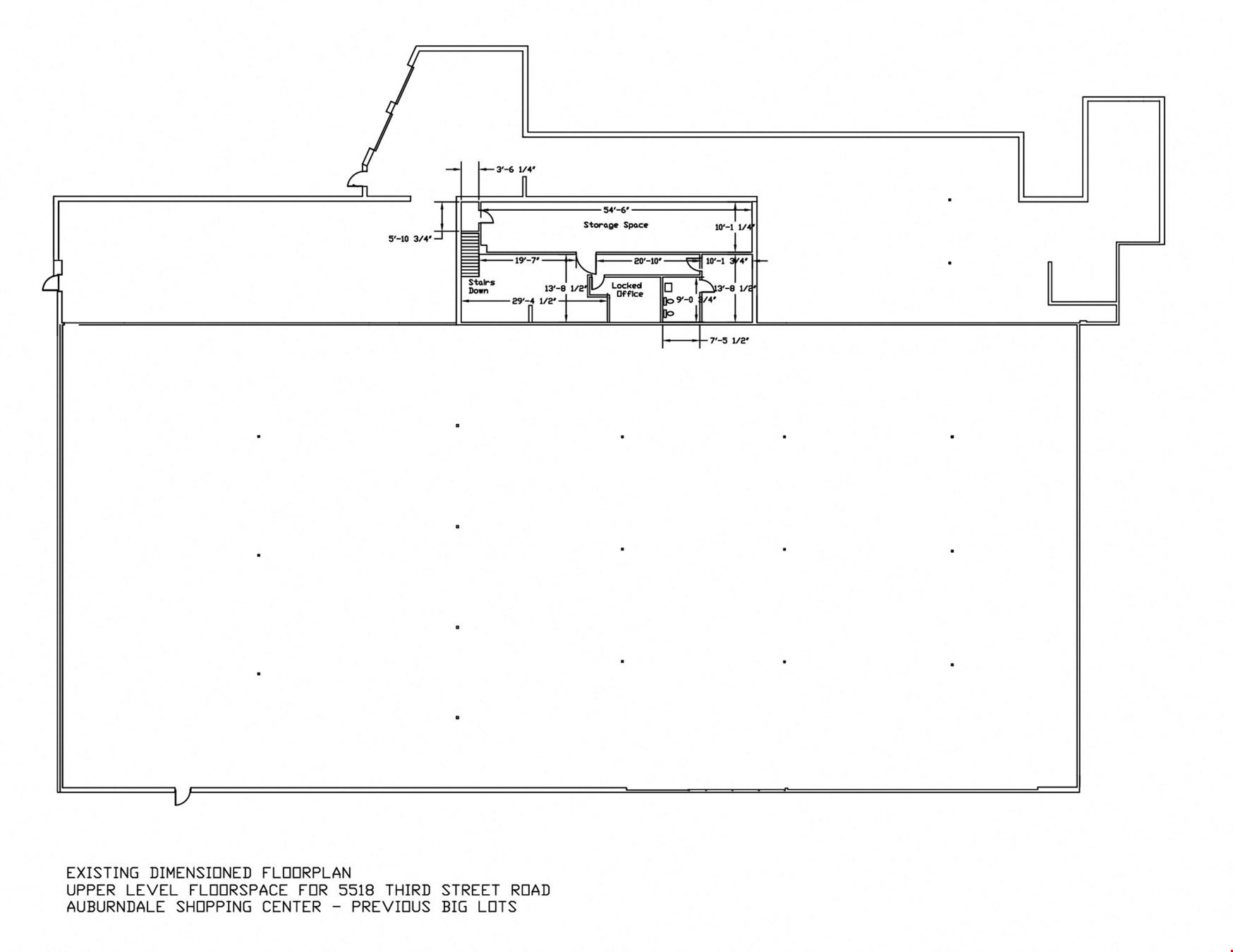 Large Retail Space for Lease