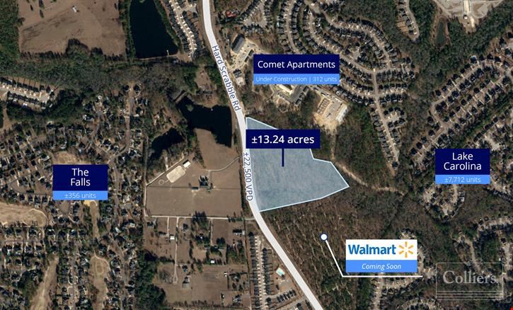 ±13.24 -Acre Multifamily Site with Excellent Visibility on Hard Scrabble Road | Columbia, SC