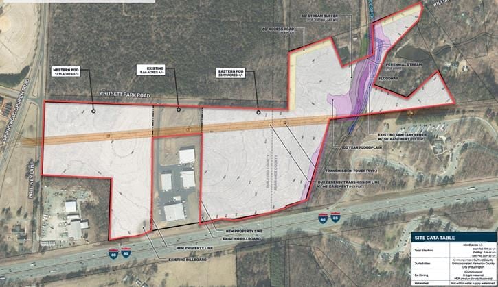 LAND FOR SALE | 55 AC Assemblage | Burlington NC