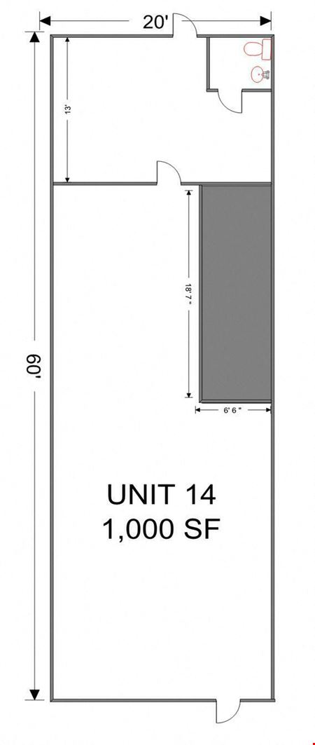 Preview of Retail space for Rent at 35 Berkshire Dr Unit 14