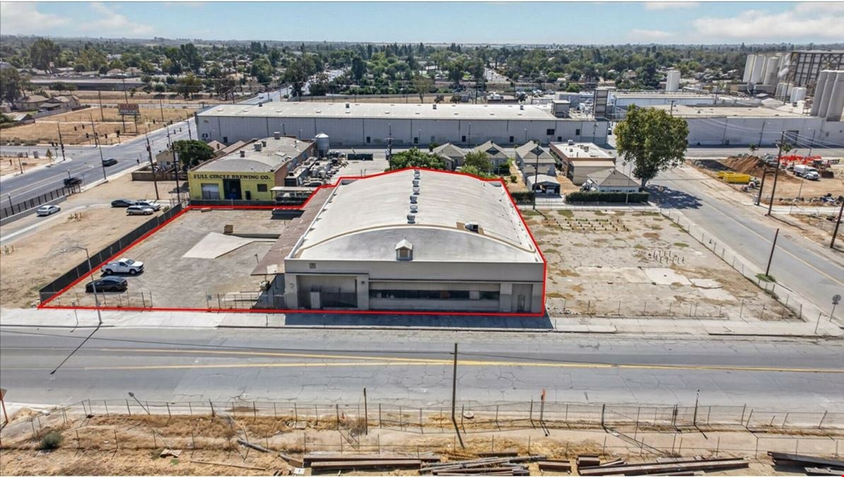 ±15,300 SF Freestanding Industrial Building + Large Yard Area - CA-41 Exposure