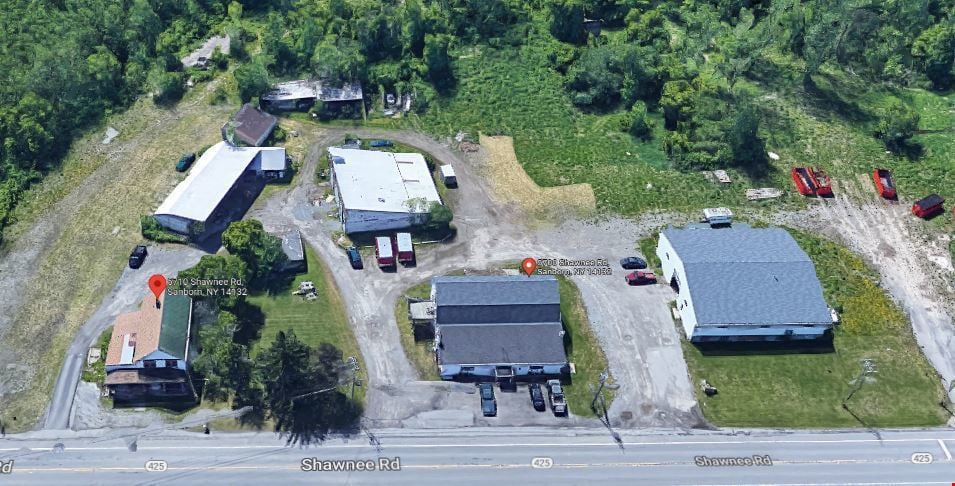 5 Buildings located on 9+/- Acres