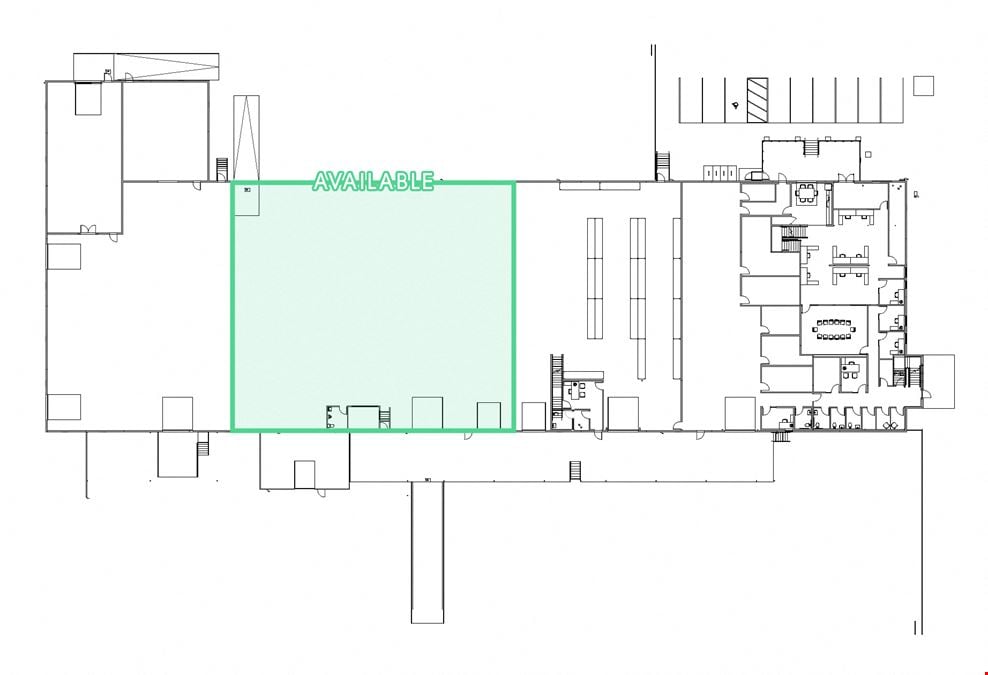 Clear-Span Warehouse with Secure Paved Yard