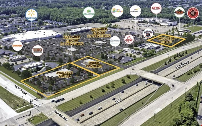 Preview of Retail space for Rent at 44575 Mound Road