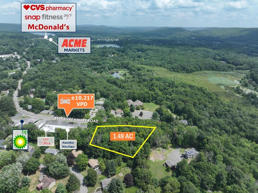 $1 Auction – 1.49 AC Parcel Northern New Jersey | 10K VPD | $148K Avg Household Income