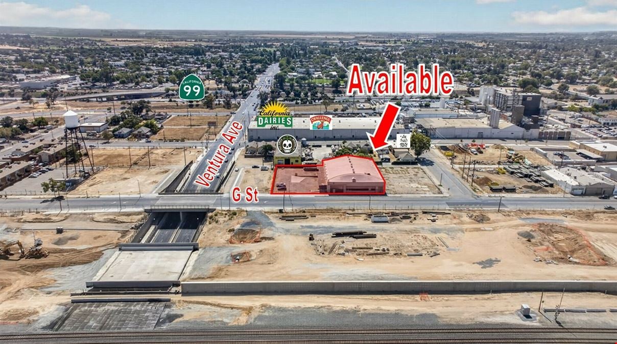 ±15,300 SF Freestanding Industrial Building + Large Yard Area - CA-41 Exposure
