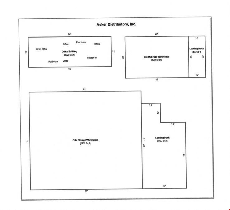 Warehouse / Distribution with Office + Cold Storage