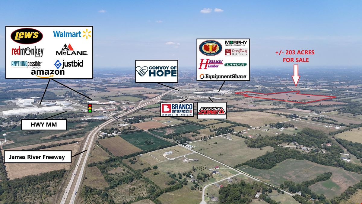 +/- 203 Acres for Sale near Amazon
