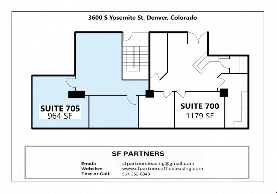 964 SF Suite 705 Professional & Medical Office Space