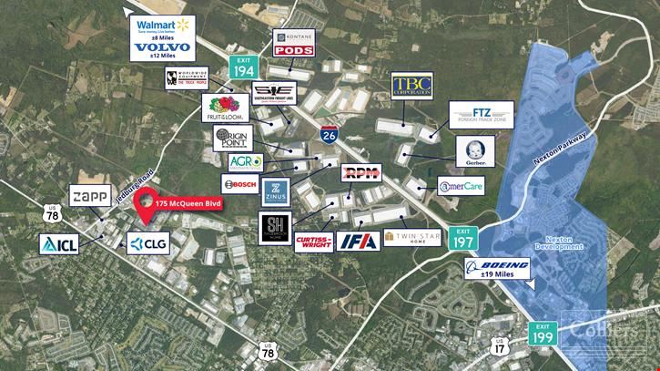 ±283,072-SF Building Available For Lease at McQueen Business Park
