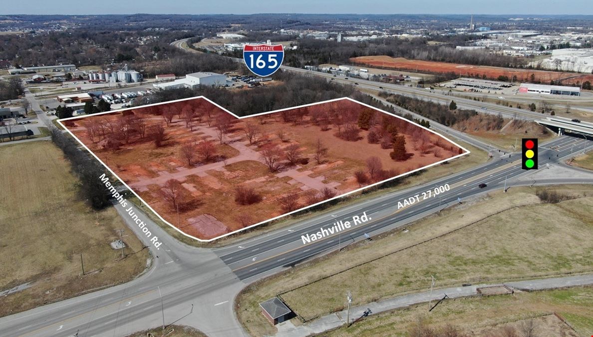 Corner of Nashville Road and Memphis J