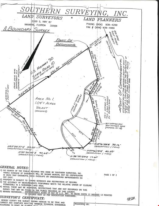 High-Visibility +/- 2.03 AC Development Opportunity on Hwy 90