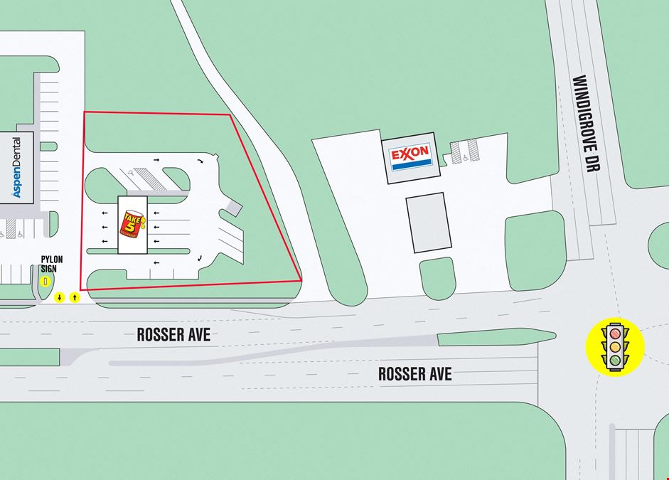 TAKE 5 OIL CHANGE GROUND LEASE - WAYNESBORO, VA