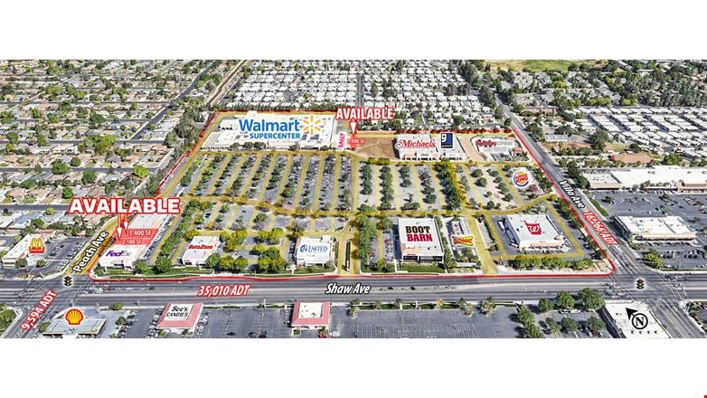 Preview of Retail space for Rent at 285-393 W. Shaw Avenue