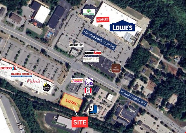 Preview of VacantLand space for Rent at 125 New Hampshire 101A