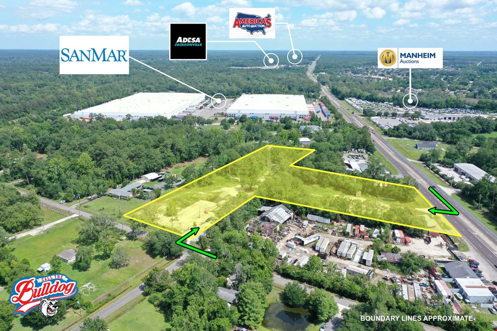 5.55± Acres | Dual Frontage | Existing Improvements