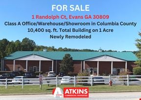 Class A Office / Warehouse / Showroom in Columbia County
