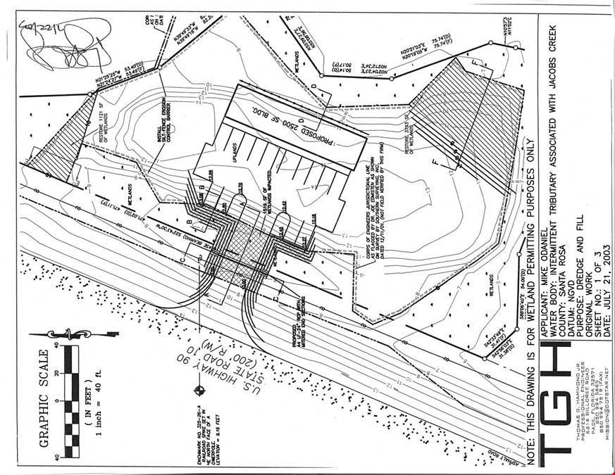 High-Visibility +/- 2.03 AC Development Opportunity on Hwy 90