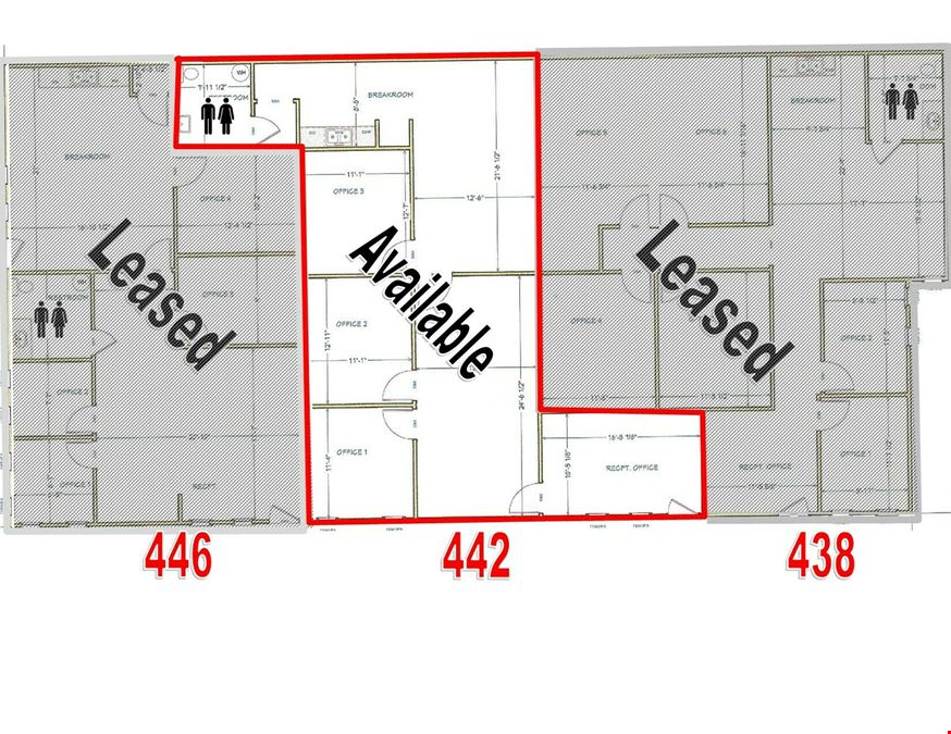 Fully Remodeled 1st Class Office Spaces in Central Tulare